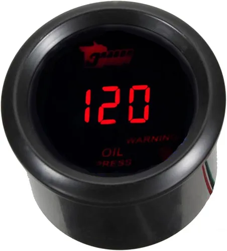 Miniatura 13 de ESUPPORT Medidor digital de turbo boost para coche de 2" (52mm) con luz LED roja PSI