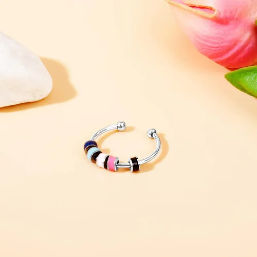 Miniatura 9 de Regalos para hija de mamá, anillo de circón de doble onda, anillos de madre e hija, artículos de moda, regalos de cumpleaños, Navidad, 2025