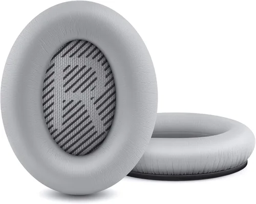 Almohadillas de repuesto profesionales para auriculares Bose QuietComfort 35 QC15 QC25 QC2 QC35/Ae2 Ae2i Ae2w SoundTrue y SoundLink sobre la Plateado