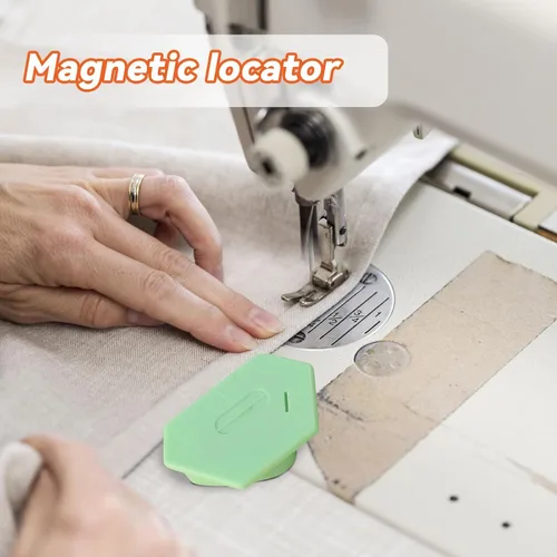 Miniatura 5 de Guía magnética de costura para máquina de coser, nueva herramienta multipropósito mejorada con imán poligonal fuerte, guía de hendir poligonal