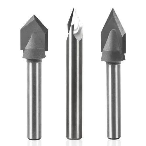 Miniatura 22 de POWERTEC Insertos de almacenamiento de brocas de enrutador para 110 brocas, 50 brocas de 1/2 pulgada y 60 brocas de enrutador de vástago de 1/4