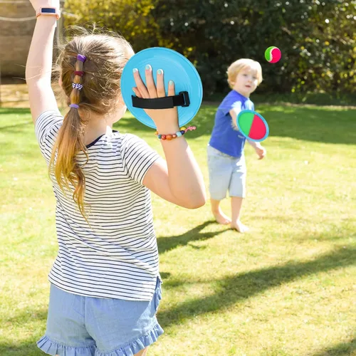 Miniatura 2 de Juego de pelota para lanzar y atrapar, juegos al aire libre, juegos de playa, juguetes de verano para edades de 4 a 8 años, juguetes perfectos