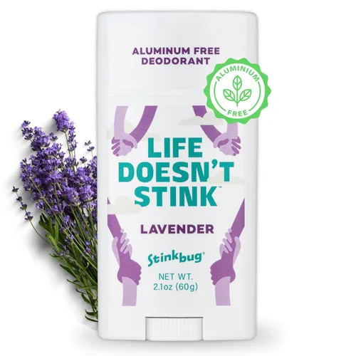 Miniatura 32 de Stinkbug Naturals - Desodorante orgánico sin aluminio con salvia ámbar, aceite de coco y carbón activado, sin parabenos, desodorante para piel