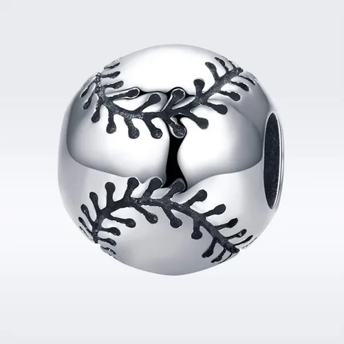 Miniatura 2 de Sport Bead Charms 925 Sterling Silver USA Rugby Football Basketball Volleyball Golf Club Bat Mitten European Charm Bracelet