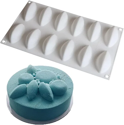 Miniatura 17 de TUKE Molde de silicona 3D para ramas de tuile de fondant para hornear, arcilla polimérica, manualidades de azúcar - Diseño de encaje de caramelo