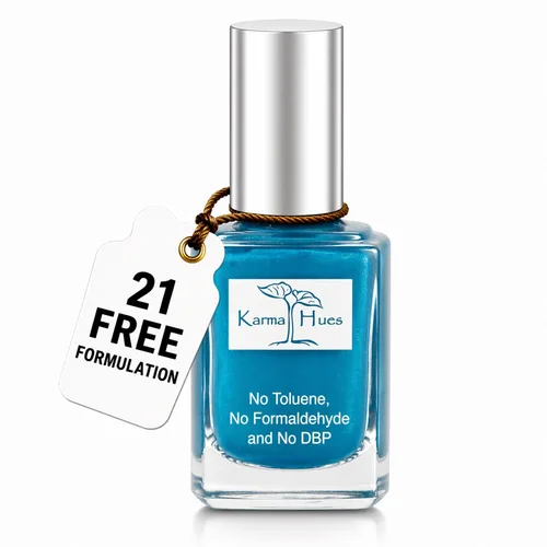 Miniatura 25 de Karma Organic Esmalte de uñas natural, no tóxico, pintura de uñas vegana y libre de crueldad (caja azul pequeño)