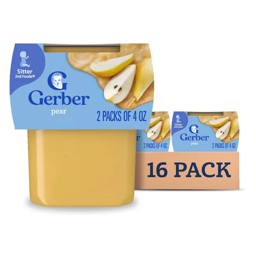 Miniatura 14 de Gerber 2nd Food - Comida para bebés puré de mango, natural y sin OMG, tubos de 4 onzas, paquete de 2 (paquete de 8)
