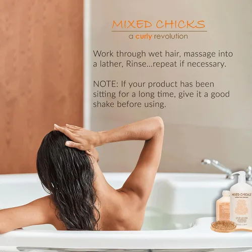 Miniatura 6 de Mixed Chicks Champú sin sulfato para cabello teñido y tratado químicamente, 10 onzas líquidas