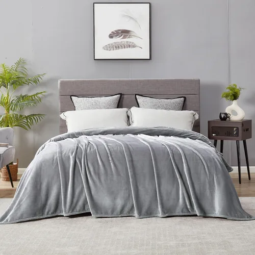 Miniatura 24 de Dreamnine Manta extrasuave, vellón de felpa, silla, sofá, 50 x 60 pulgadas, franela de terciopelo, ligera, mullida, microfelpa, decorativa, cálida