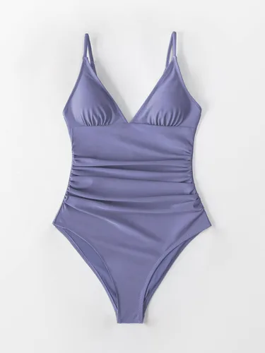 Miniatura 4 de CUPSHE - Traje de baño de una pieza para mujer, con control de abdomen y cuello en V