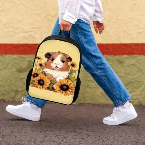 Miniatura 21 de HUGS IDEA Los animales frescos 3D niños escuela libro bolsa niños impresión mochilas, Baloncesto, Moderno