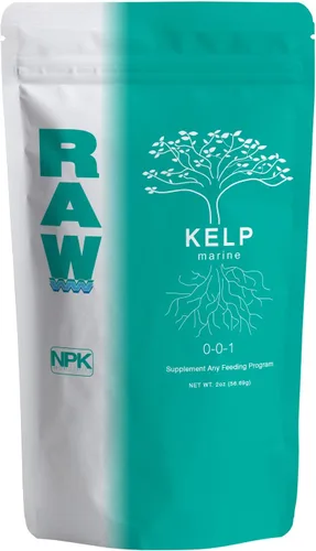 RAW Kelp Marine - Fertilizante de refuerzo del crecimiento de plantas soluble en agua para el desarrollo de raíces y el crecimiento de plantas, 2