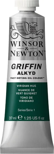 Miniatura 44 de Winsor & Newton Griffin Alkyd - Pintura al óleo de secado rápido, tubo de 1.25 onzas líquidas, Siena quemada