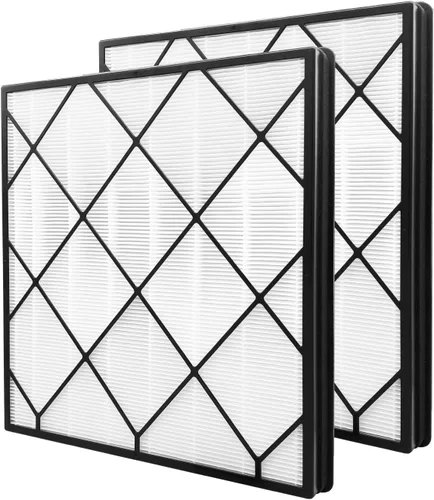 Leemone Paquete de 2 filtros de repuesto para purificador de aire Shark 4, compatible con Shark HE400, HE401, HE401C, HE401NP, HE402, HE402C, HE405,