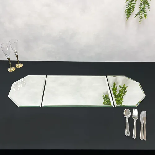 Miniatura 3 de Plymor Juego de corredor de 36" x 12", espejo de vidrio biselado de 0.197 in de grosor