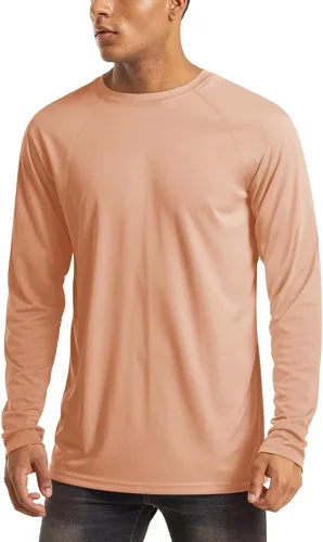 Miniatura 65 de MAGCOMSEN Camisas de manga larga para hombre, protección solar UPF 50+, camisetas atléticas para senderismo, correr, entrenamiento, protección