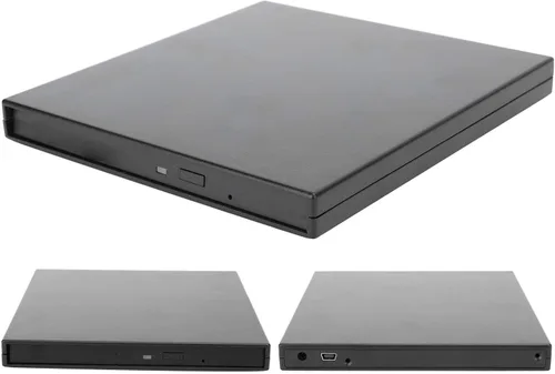 Miniatura 8 de 125 Unidad de CD externa, caja de unidad óptica SATA de 0.374 in, caja dura externa, kit de almacenamiento para computadora portátil y computadora