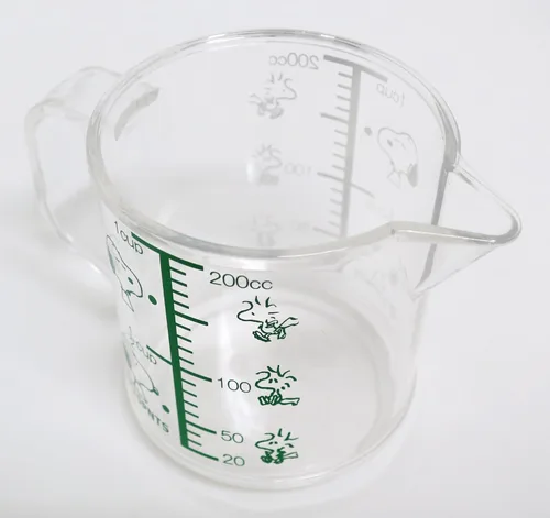 Miniatura 4 de Taza medidora OSK MC-1, Taza medidora Rilakkuma, Pequeña, 7.8 fl oz (200 ml), Fabricada en Japón, Graduada, Para agua hirviendo, Con asa, Linda