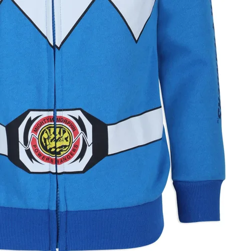 Miniatura 7 de Hasbro Power Rangers - Sudadera con capucha con cremallera para niños pequeños, azulrojo