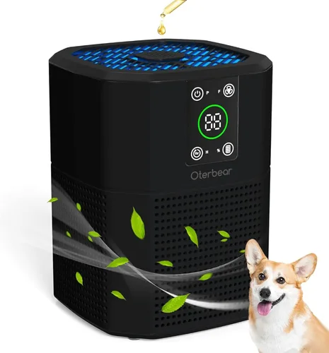 Miniatura 10 de Purificadores de aire para dormitorio y hogar de hasta 1350 pies cuadrados, Oterbear limpiador de aire para habitación con filtro HEPA H13 verdadero