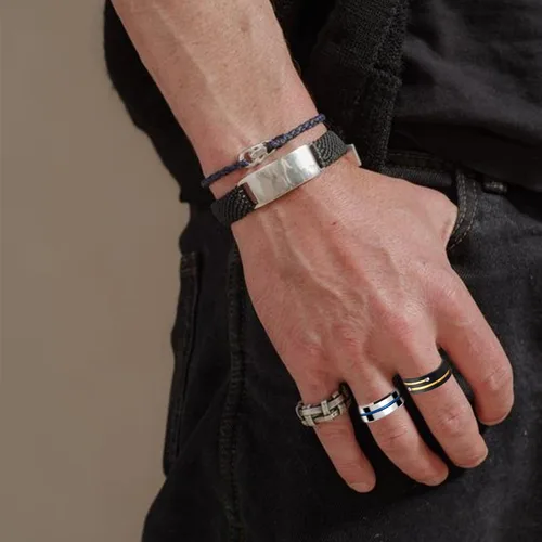 Miniatura 3 de Inscool Stainless Steel Decorative Rings for Men and Women