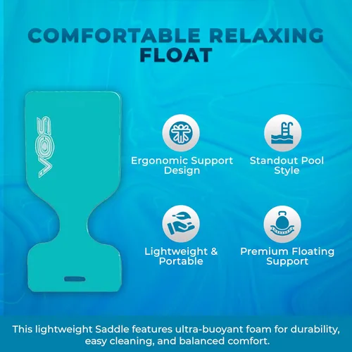 Miniatura 3 de VOS Phoenix Premium Water Solid Saddle Floats for Adults and Kids Ultra Buoyant, Comfortable Floating Seats for Pool, Beaches, Lakes, Water Parks