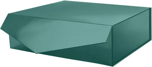 Miniatura 13 de PACKHOME Caja de regalo de 9 x 6.5 x 3.8 pulgadas, caja plegable rectangular con tapa magnética para embalaje de regalo (rosa mate, textura de grano)