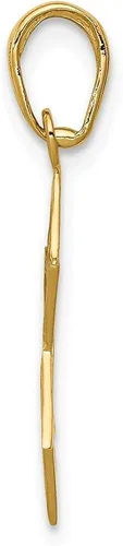 Miniatura 2 de Colgante estrella de David de oro amarillo de 14 k, AFJ-QG-D3801, Metal, Gema
