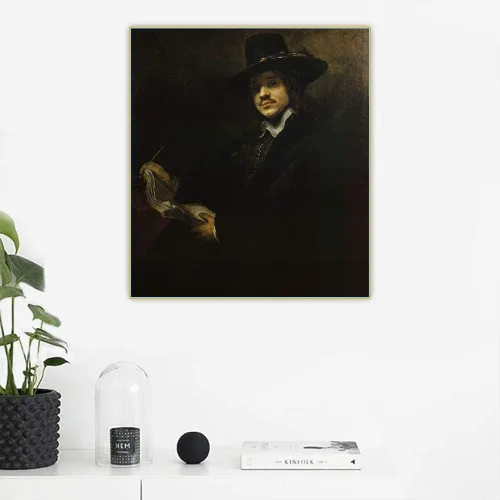 Miniatura 22 de Rembrandt - Kit de pintura de diamantes para adultos, 5D con taladro redondo completo, kit de pintura de diamantes para decoración del hogar