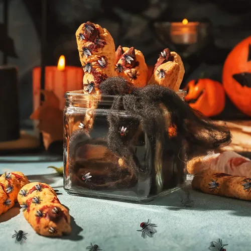 Miniatura 5 de Skylety 120 piezas de moscas falsas mini moscas de plástico realistas broma insectos simulados pequeños insectos falsos para Halloween, broma