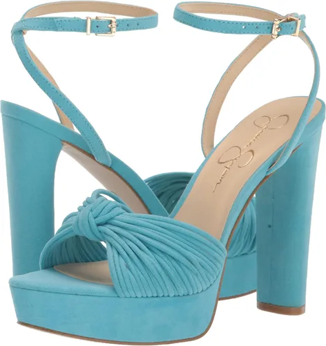 Miniatura 7 de Jessica Simpson Zapatos de tacón con plataforma con correa de tobillo Immie para mujer