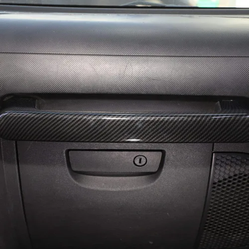 Miniatura 5 de Cubierta de Marco de Agarre del Asiento del Pasajero para Jeep Wrangler JK JKU 2007-2010 (Fibra de Carbono)