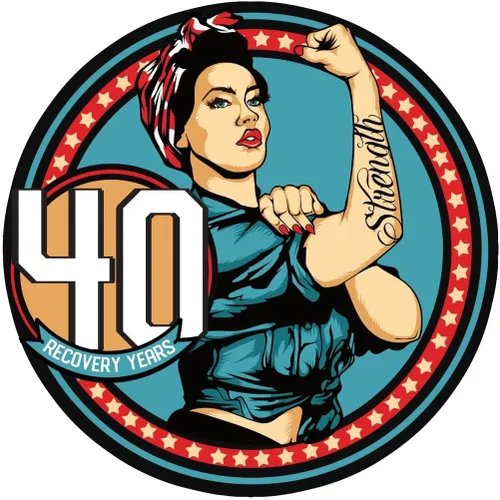 Miniatura 37 de Sobriety Coin – Rosie Strength Tattoo Recovery AA Chip, medallón de alta resistencia, regalo perfecto para cualquier persona en recuperación