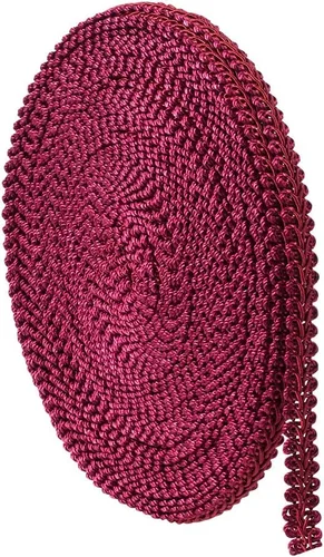 Miniatura 8 de PH PandaHall - Pasamanería de poliéster dorado de 15 yardas con trenzado de gimp para costura, manualidades, disfraces, tapicería, cortinas y fundas