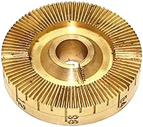Miniatura 6 de Máquina de facetado de piedras preciosas Gear 32/64/72/96 Index Wheel Accesorios para máquinas pulidoras de fresado angular de joyería (escala 72)