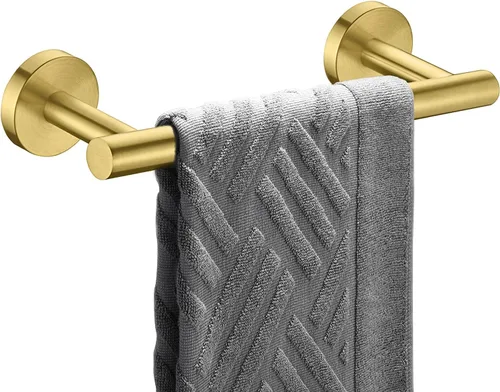 Miniatura 14 de Nolimas Barra de Toalla de Baño Negra Mate Barra de Toalla Individual Barra de Toalla Clásica Montada en Pared Acero Inoxidable Barra de Toalla