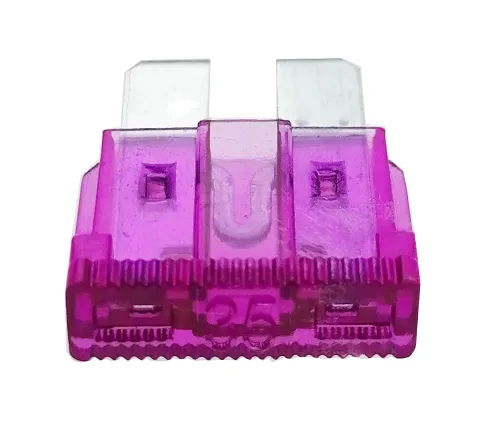 Miniatura 3 de (100 piezas) 35 amperios, fusible de hoja estándar de 35 A, fusible estándar de 35 A, fusible de hoja automotriz de 35 A, fusible de coche de 35 A