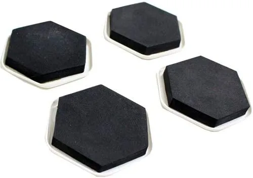 Miniatura 2 de Wideskall® Almohadillas deslizantes reutilizables para muebles, 4 piezas, protector de suelo mágico para piso de alfombra de madera