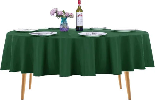 Miniatura 22 de Ascoza Paquete de 2 manteles rectangulares blancos de 60 x 84 pulgadas, tela de poliéster de 4 pies, para bodas, banquetes, restaurantes y fiestas