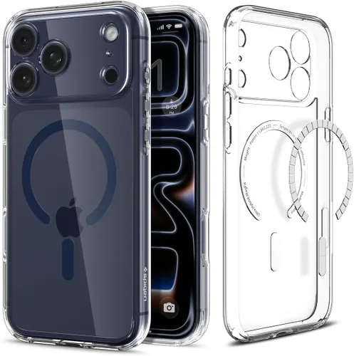 Miniatura 66 de Spigen Funda para iPhone 13 Mini, ultra híbrida MagFit [antiamarilleo] [compatible con Magsafe] - Transparente