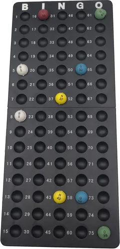 Miniatura 5 de Yuanhe Soporte para bolas de bingo - Bandeja de bolas de bingo de 3/5 pulgadas para fiestas, noches de juego familiares