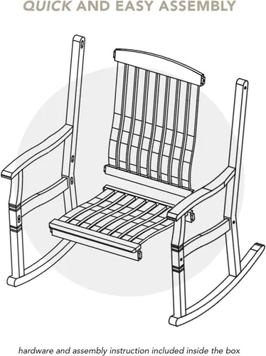 Miniatura 5 de Cambridge Casual Superior Indonesian Teak Arie - Silla mecedora para exteriores, teca desgastada