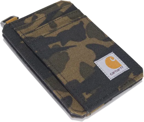 Miniatura 18 de Carhartt Carteras delgadas de nailon con bolsillo frontal para hombre