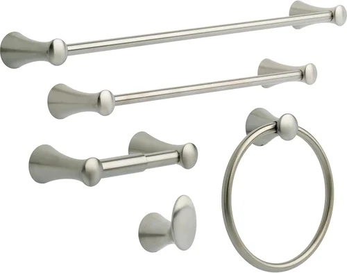 Miniatura 2 de Delta Faucet - Accesorios de baño 73818-RB Lahara 45.7 cm/18" Toallero de baño, Toallero Barra Acero inoxidable brillante