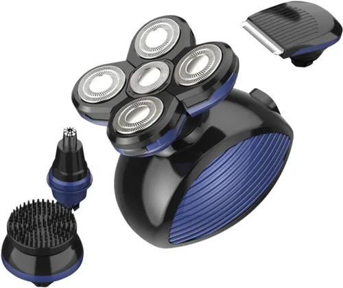 FOMIYES Máquina de afeitar inalámbrica con cabeza de aceite para hombres, mini afeitadora de cara USB para hombres, recortadora de pelo para