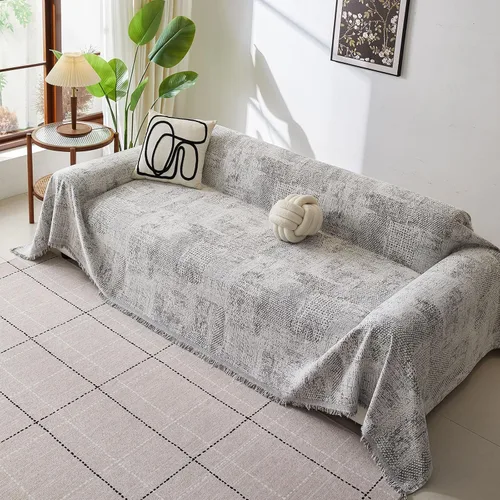 Miniatura 42 de ROOMLIFE Manta Funda Azteca Bohemia para Sofá, Decoración del Hogar Estilo Granja, Fundas de Sofá para Loveseat, Sofás de 2/3 Cojines, Apta