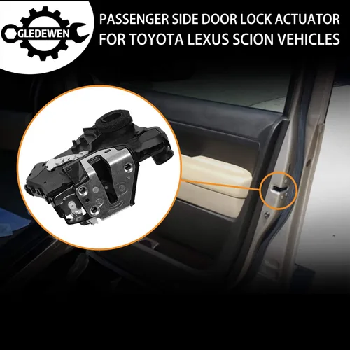 Miniatura 4 de Motor del actuador de cerradura de puerta delantero izquierdo del lado del conductor para Toyota 4Runner Camry Tundra Sequoia, Lexus ES350 GS350