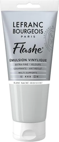 Miniatura 47 de Lefranc Bourgeois Flashe - Pintura de vinilo, tubo de 2.7 onzas, color blanco