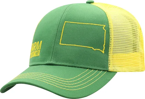 Miniatura 153 de John Deere Gorra de béisbol con logotipo y malla trasera con contraste, para hombre