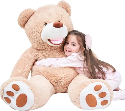 IKASA - Peluche gigante, oso de peluche gigante Marrón